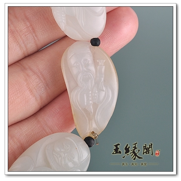 白玉籽料 八仙手串/手链