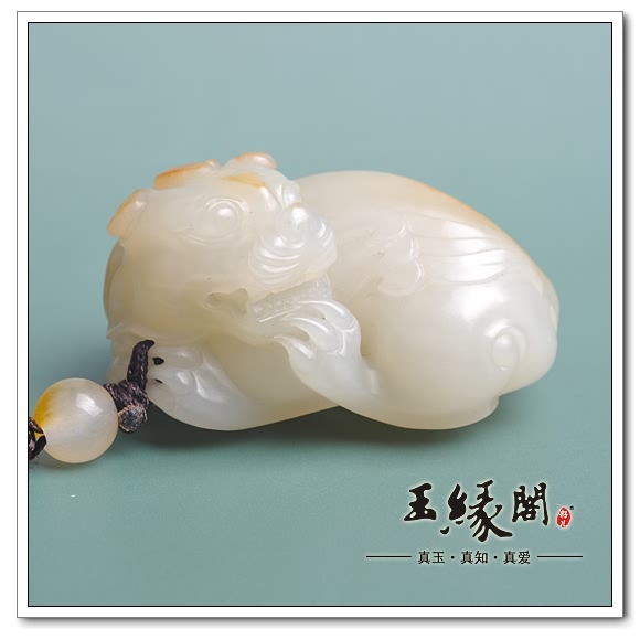 黄皮籽料把件 貔貅