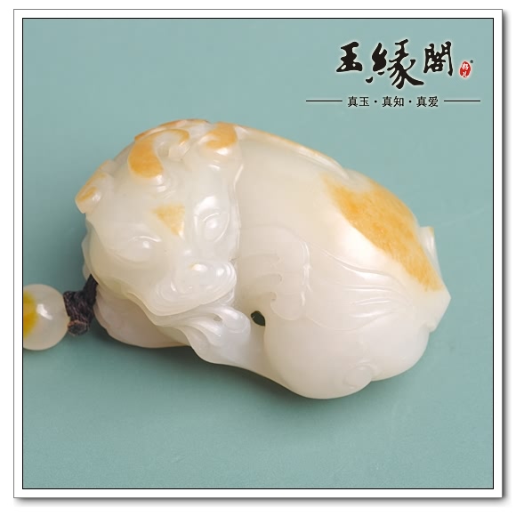 黄皮籽料把件 貔貅