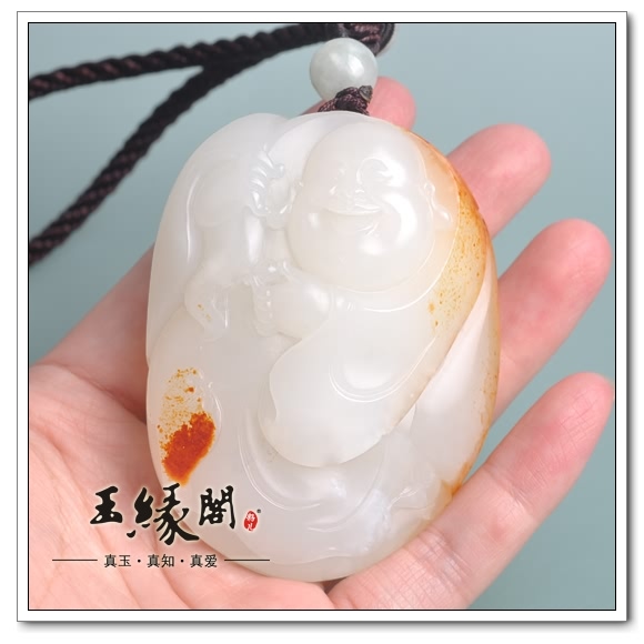 红皮籽料把件 佛