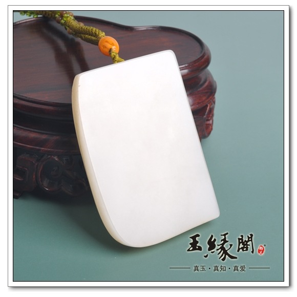 白玉籽料 关公牌
