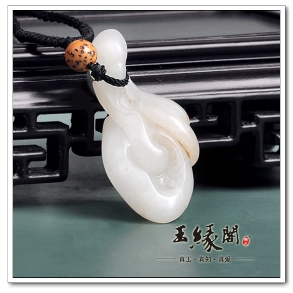 白玉籽料挂件 一夜发