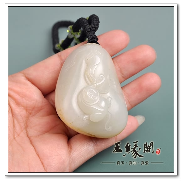 黄皮籽料把件代代封候