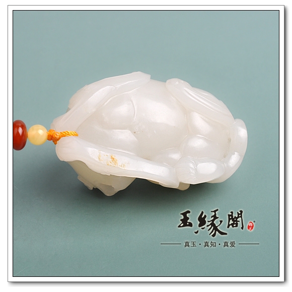 白玉籽料把件 貔貅