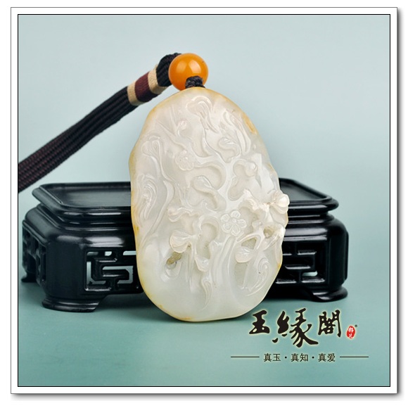 黄皮籽料把件 岁寒三友