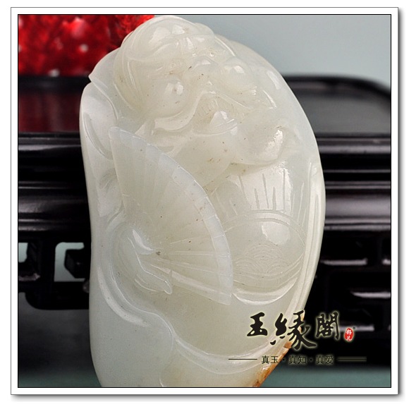 黄皮籽料把件 钟馗引福