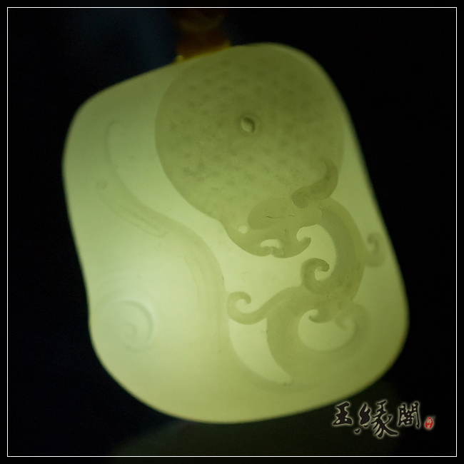 羊脂玉籽飞龙在天