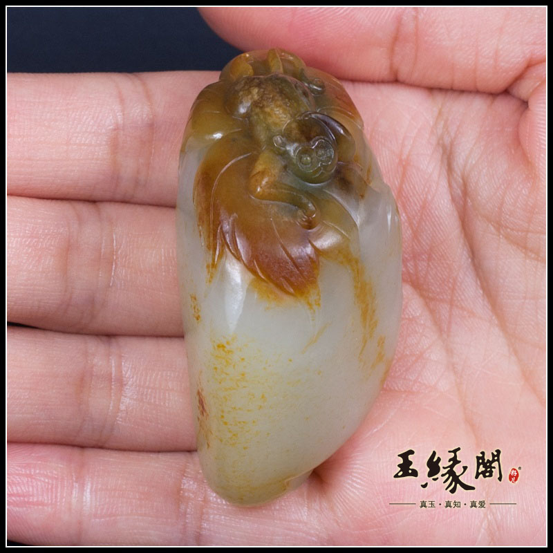 黄皮籽料把件 一夜封侯