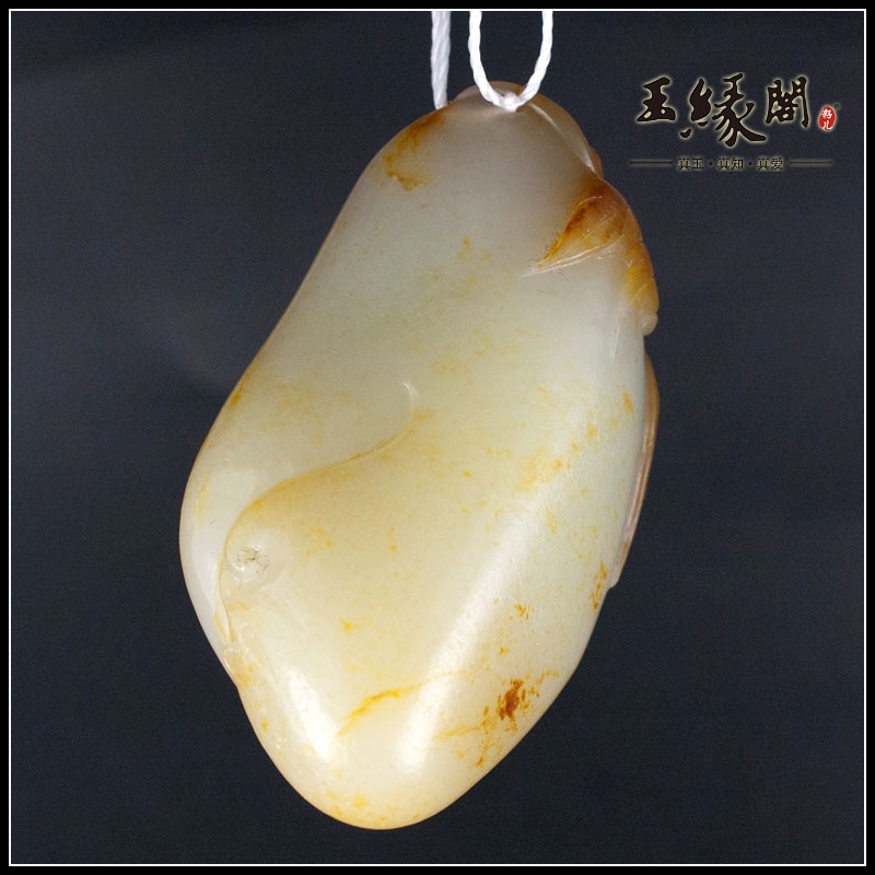 黄皮籽料把件 一夜封侯