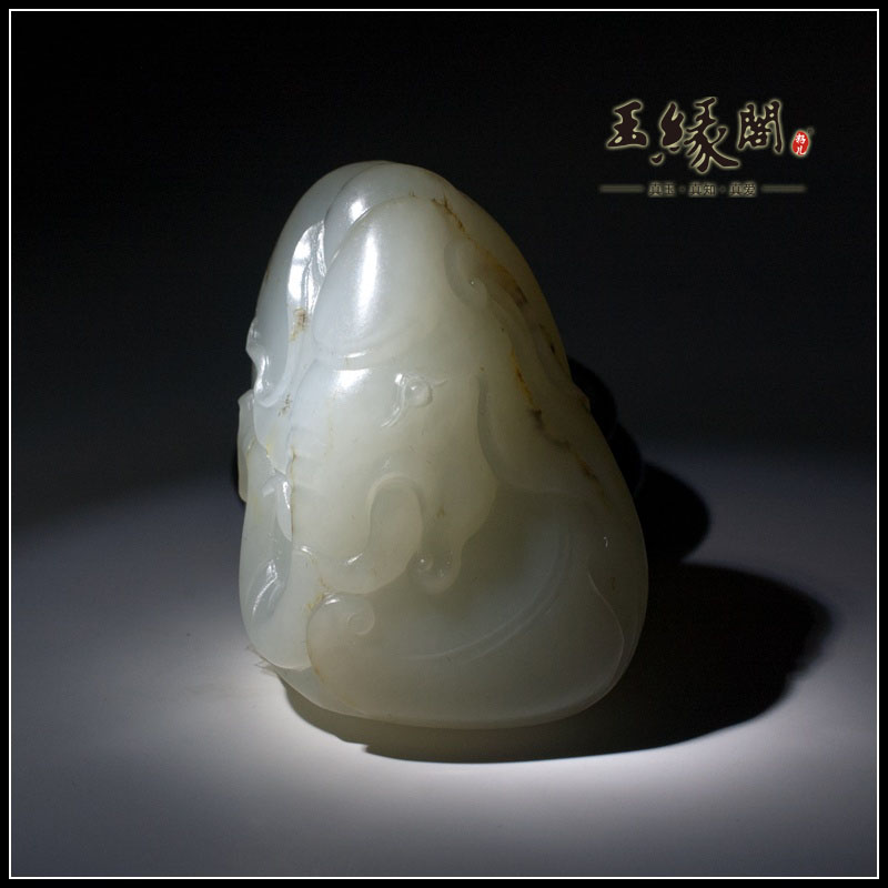 白玉籽料把件 吉祥