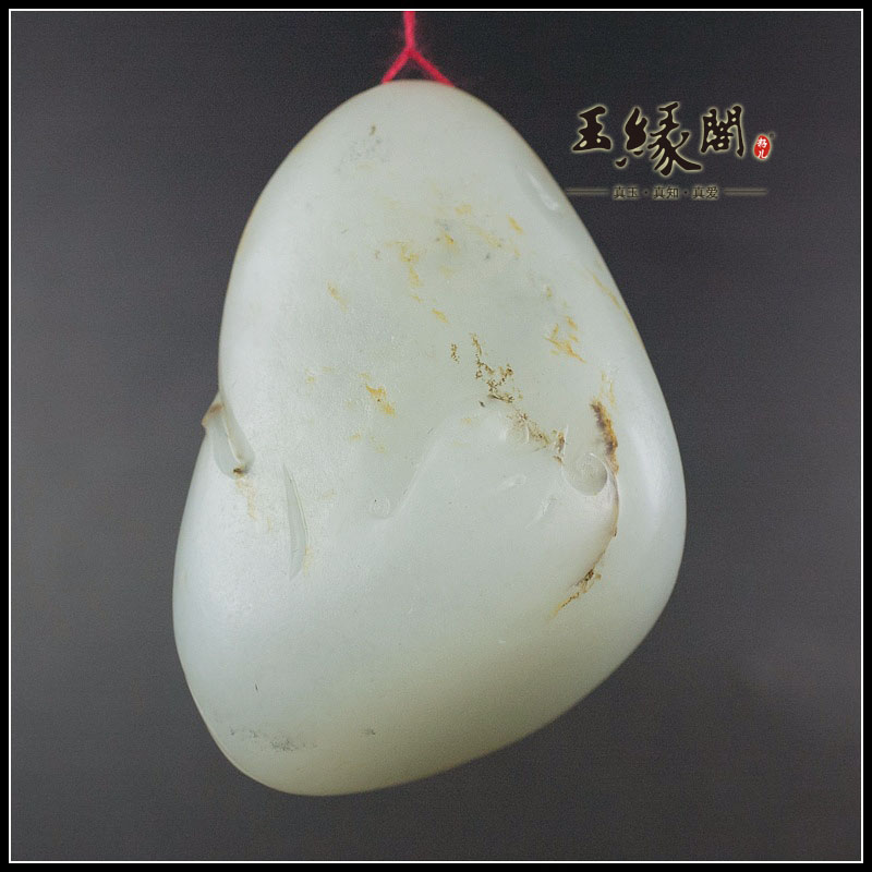 白玉籽料把件 吉祥