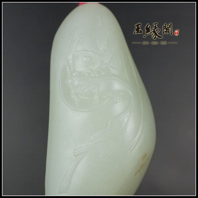 白玉籽料挂件 一夜成名