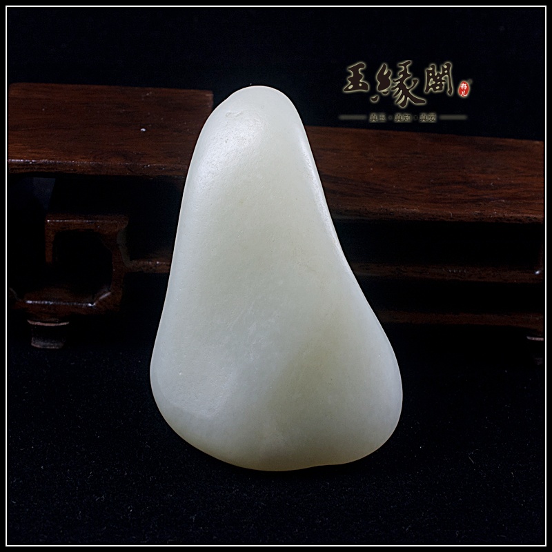白玉籽料把件 龙马精神
