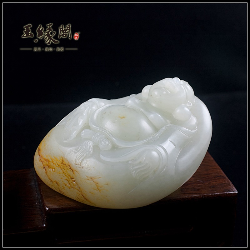 白玉籽料把件 佛
