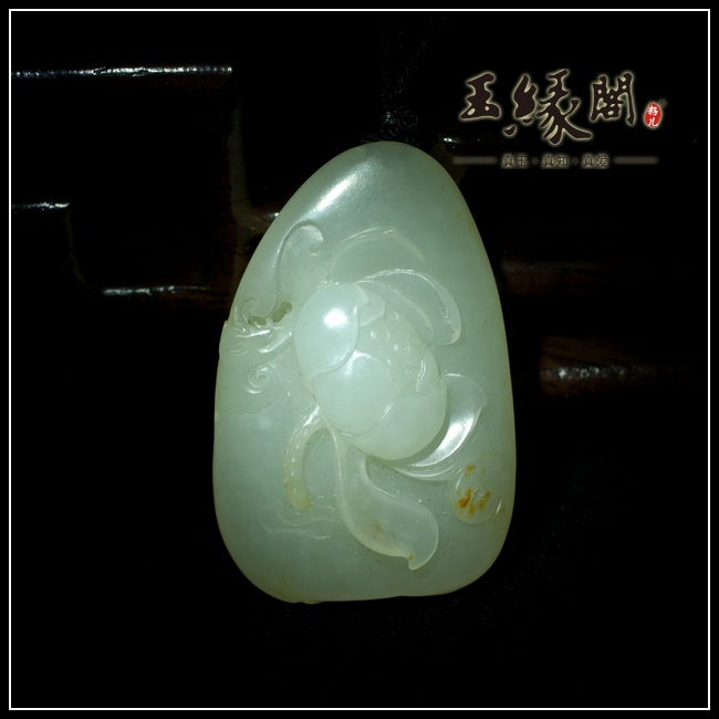 白玉籽料挂件 花样年华