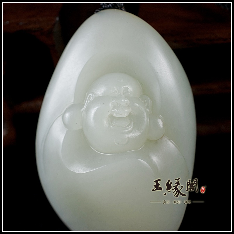 白玉籽料把件 佛