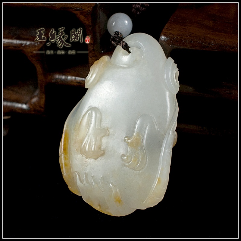 黄皮籽料挂件 凤凰