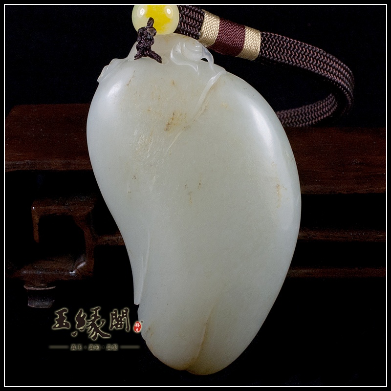 白玉籽料把件 兼得