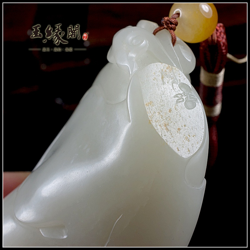白玉籽料把件 佛