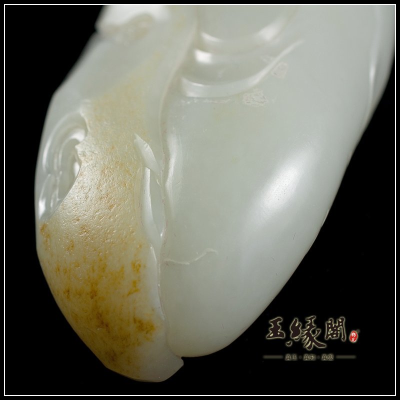 白玉籽料把件 仕女