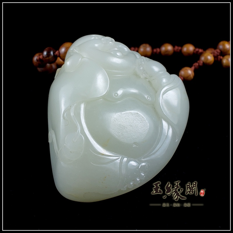 白玉籽料把件 佛