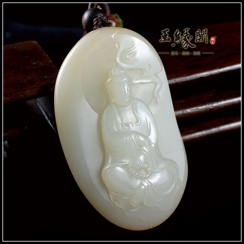 黄皮籽料挂件 观音