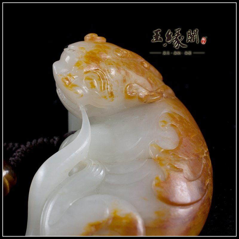 黄皮籽料把件 辟邪