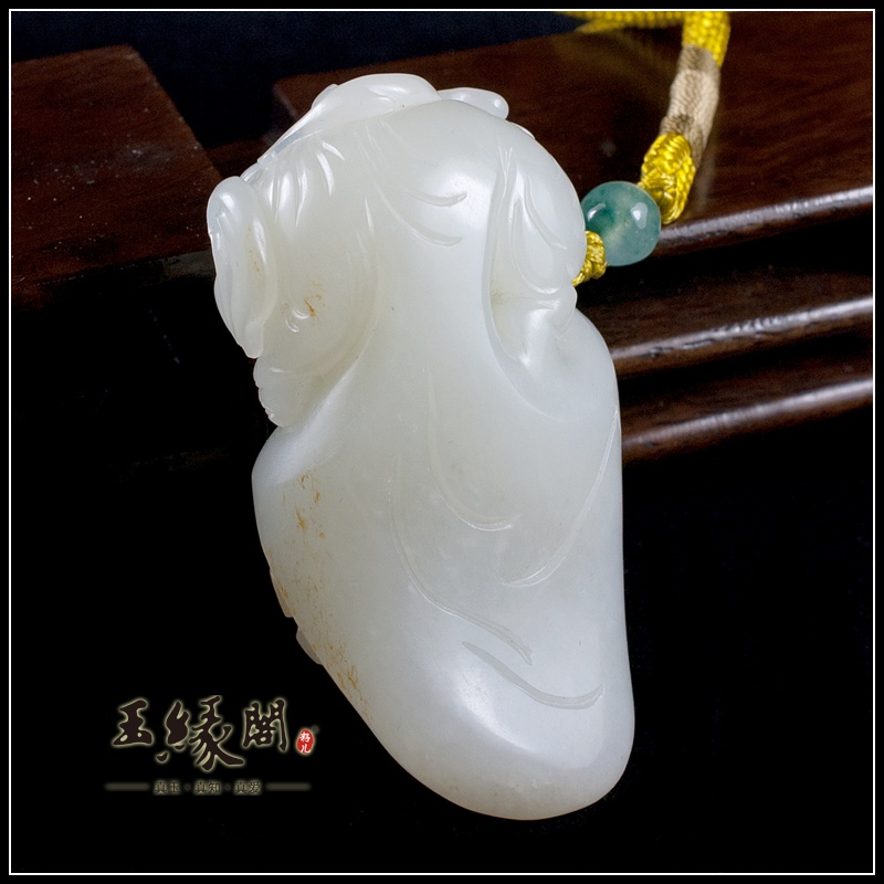 白玉籽料把件 封侯拜相