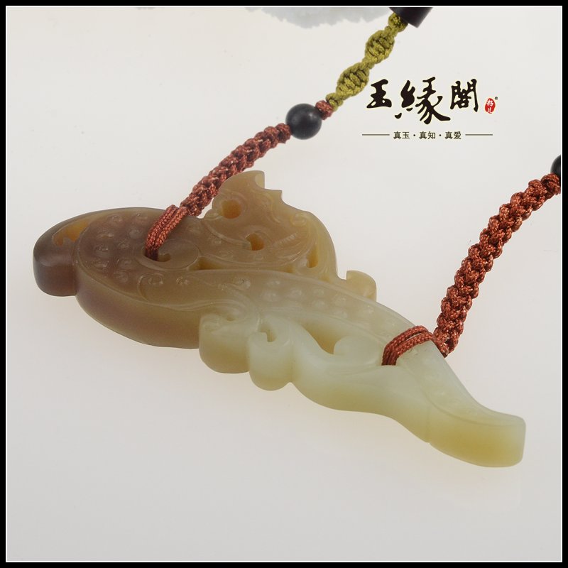 糖玉挂件 仿古龙璧