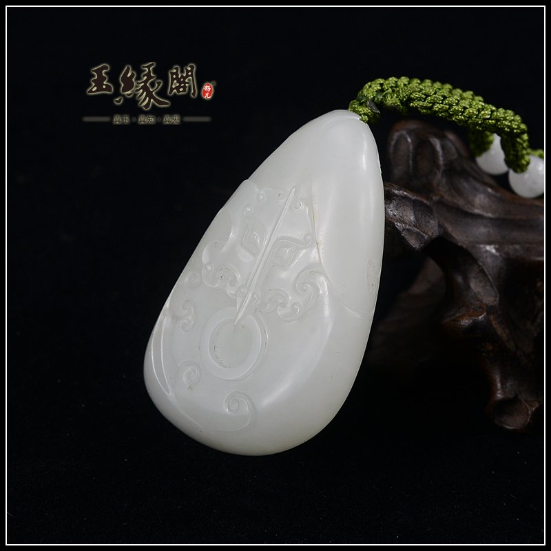 白玉籽料把件 门兽