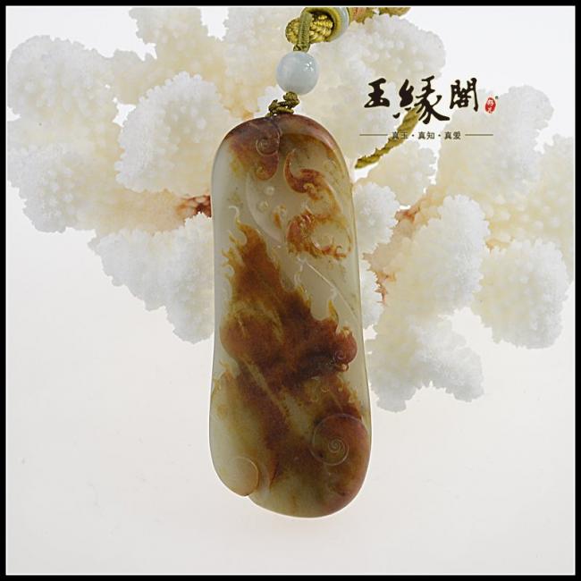 红皮籽料把件 火龙