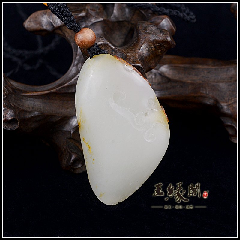 红皮籽料挂件 半壁江山