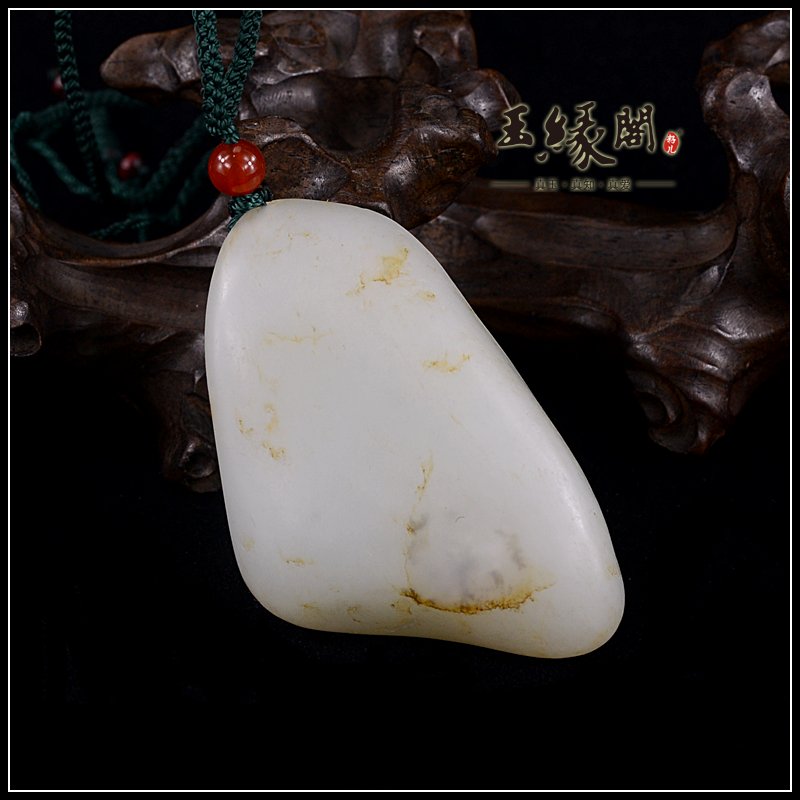 白玉籽料把件 连年有余