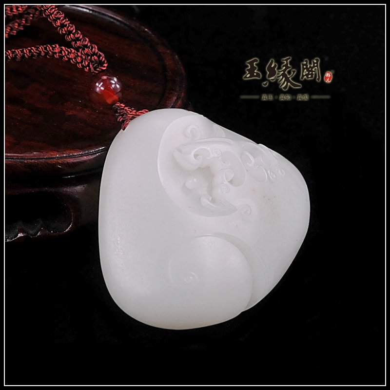 黄皮籽挂件 如意仿古龙