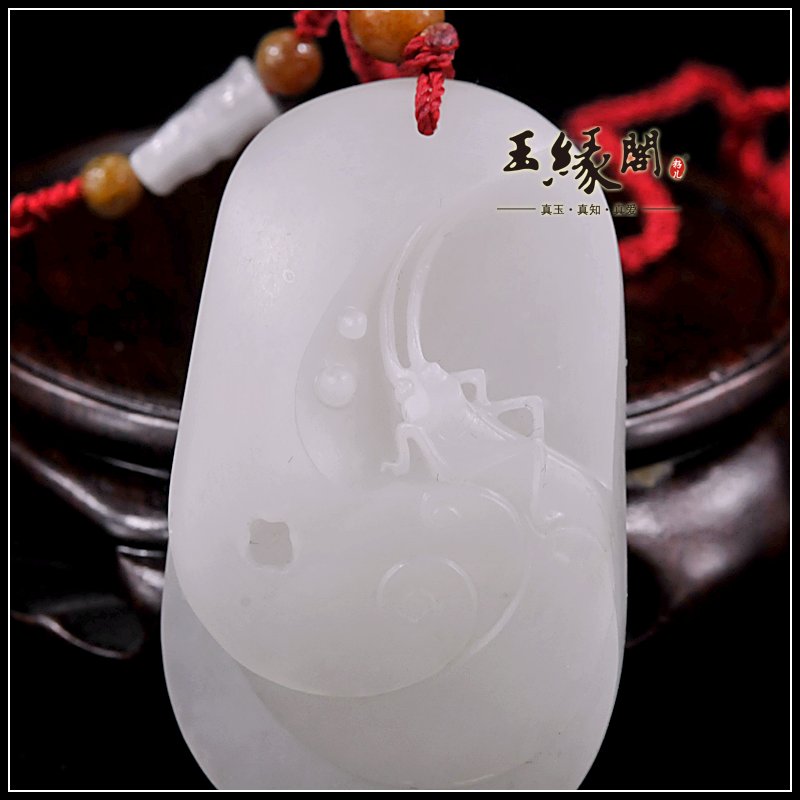 白玉籽料挂件 一夜成名