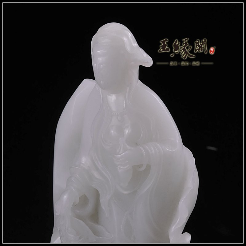 白玉籽料摆件 观音