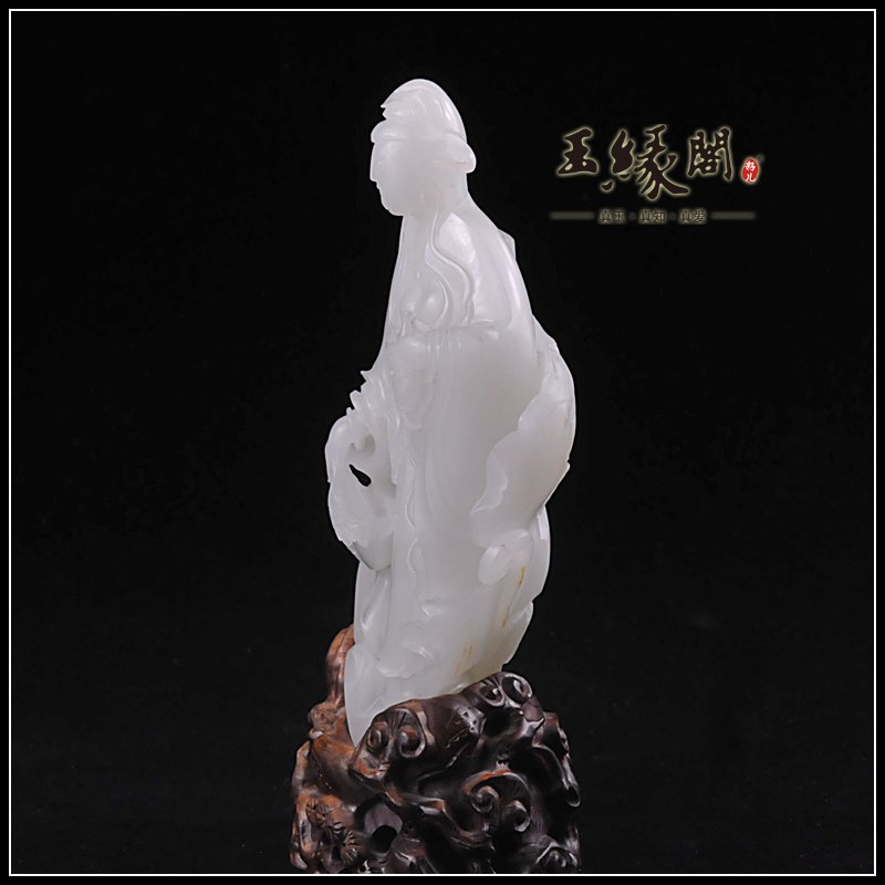 白玉籽料摆件 观音