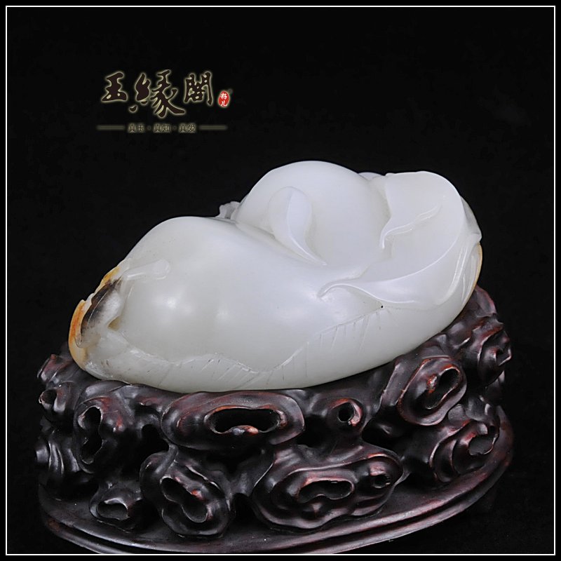 鹿皮籽料摆件 耄耋