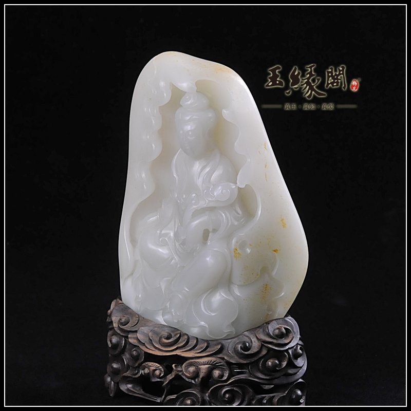 白玉籽料摆件 观音