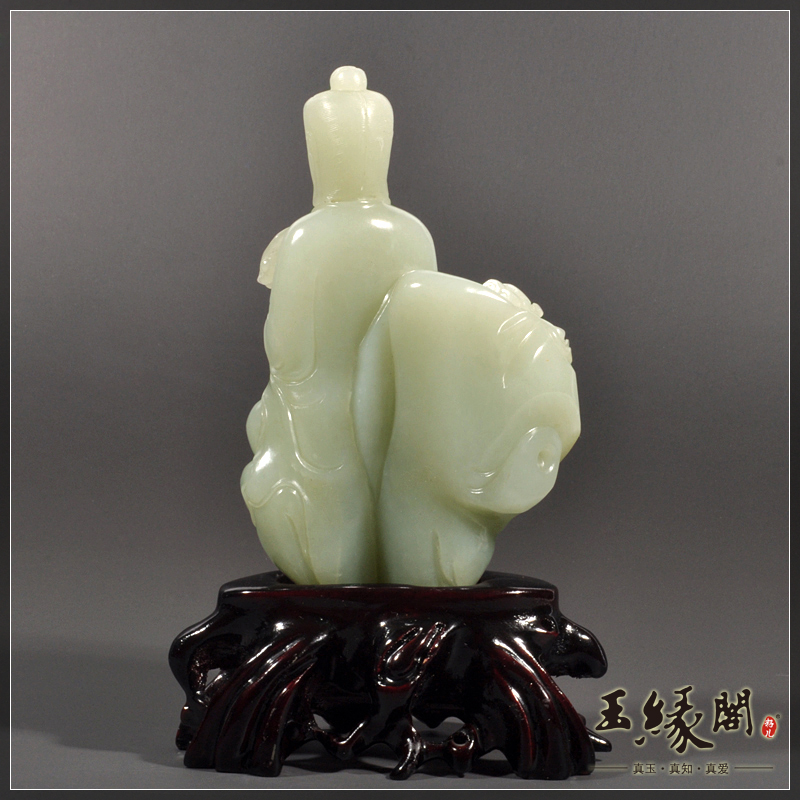 白玉籽料摆件 观音