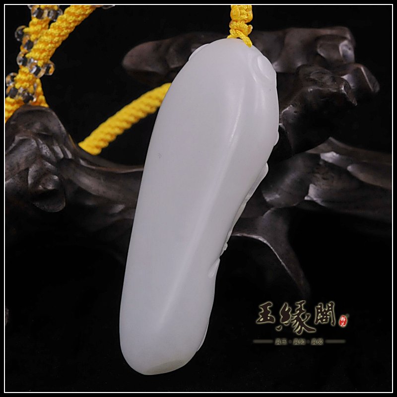 羊脂玉籽料把件 财神