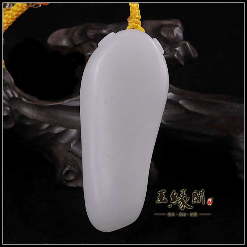 羊脂玉籽料把件 财神
