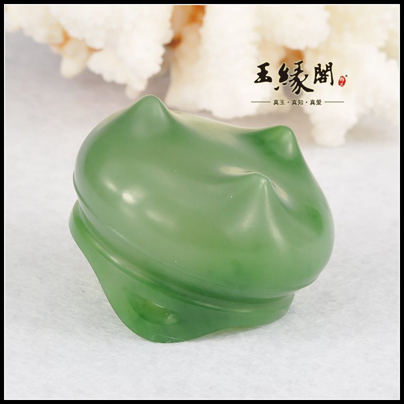 碧玉摆件 小宣德炉