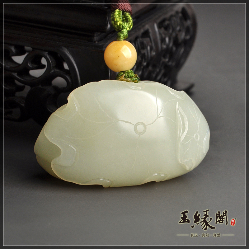 白玉籽料把件 喜登连科