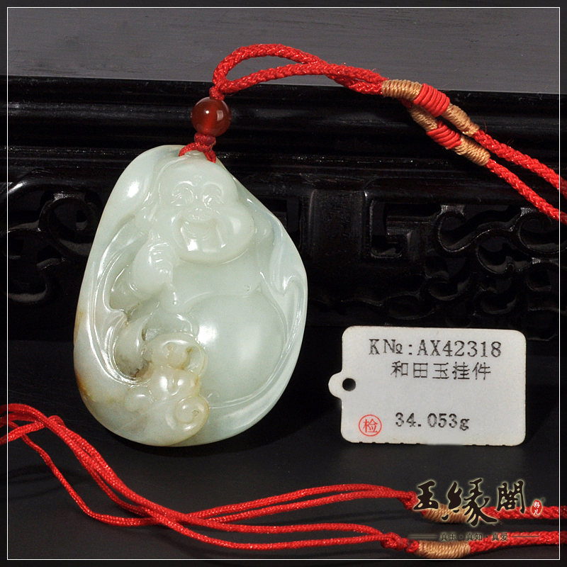 白玉籽料挂件 佛