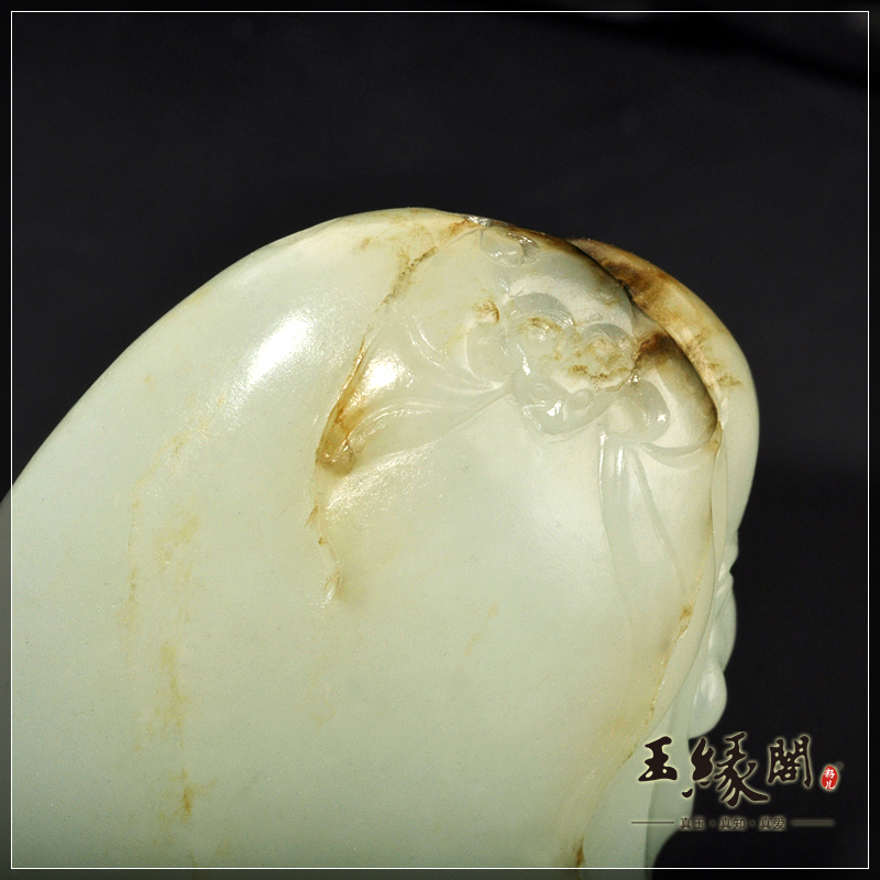 白玉籽料挂件 寿星