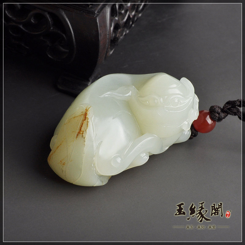黄皮籽料把件 辟邪