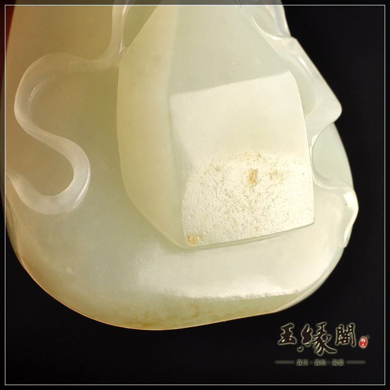 白玉籽料把件 封侯挂印