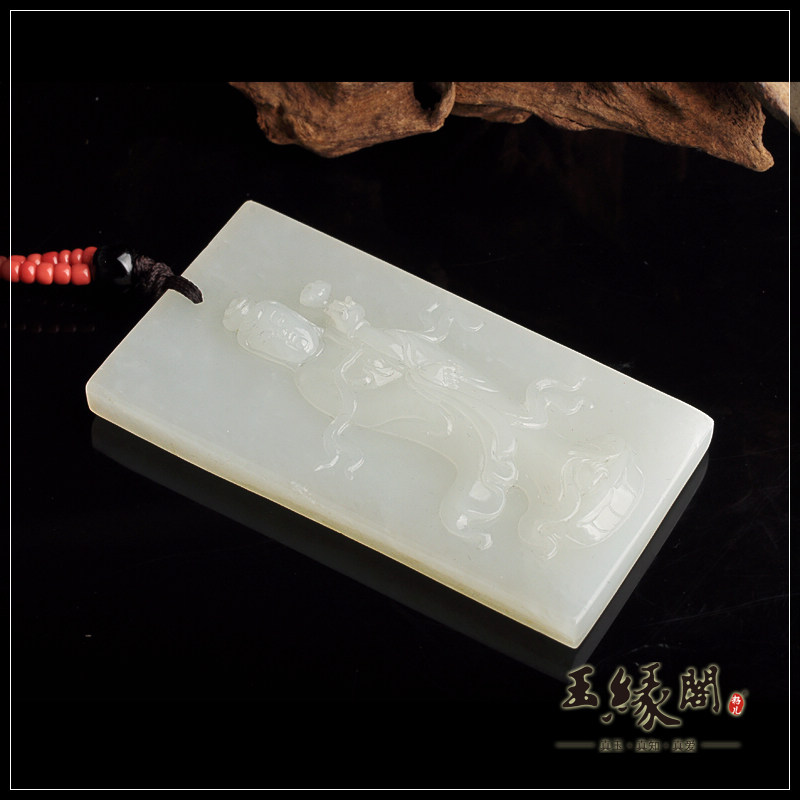 白玉籽料牌 观音