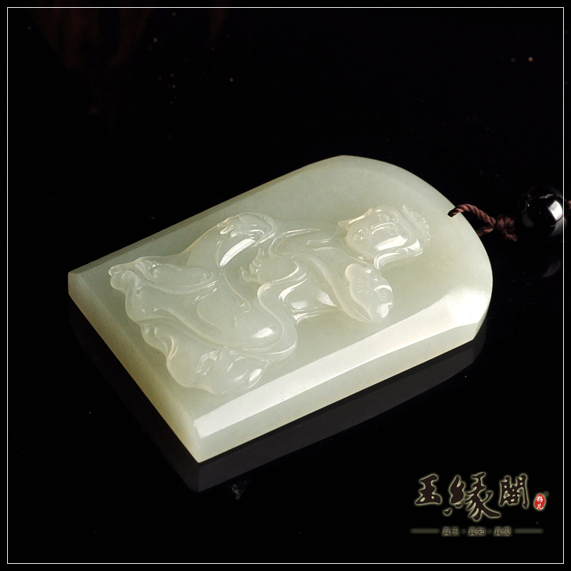 白玉籽料牌 观音
